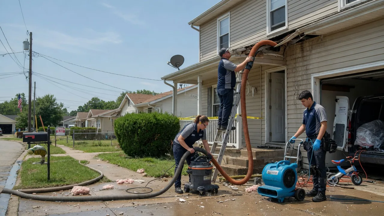 Water Damage Restoration in Hext, TX near me